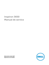 Dell Inspiron 3650 Manual de utilizare