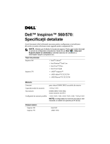 Dell Inspiron 560 Manualul utilizatorului