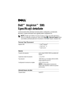 Dell Inspiron 580 Manualul utilizatorului