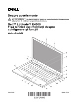 Dell Latitude E4300 Ghid de inițiere rapidă