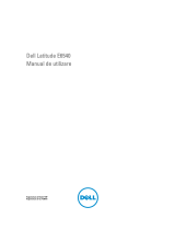 Dell Latitude E6540 Manualul proprietarului