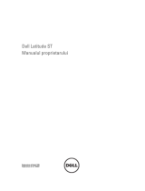 Dell Latitude ST Manualul proprietarului