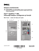 Dell OptiPlex 960 Ghid de inițiere rapidă