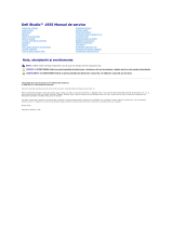 Dell Studio 15 1555 Manual de utilizare