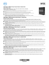 Dell Wyse 7010 Thin Client / Z90D7 Ghid de inițiere rapidă
