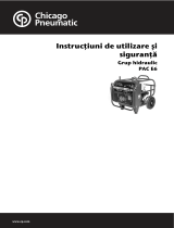 Chicago Pneumatic PAC E6 Instrucțiuni de utilizare