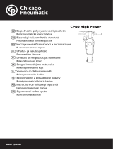 Chicago Pneumatic CP60 High Power Instrucțiuni de utilizare