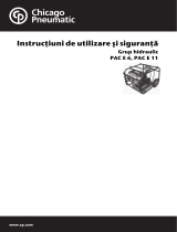 Chicago Pneumatic PAC E 6, E 11 Instrucțiuni de utilizare