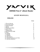 Yarvik Flow 6" E-Reader Manual de utilizare