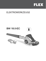 Flex Akku Gebläse BW 18.0-EC, Lieferung ohne Akku und Ladegerät Manual de utilizare