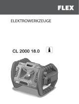 Flex Akku Lampe CL 2000 18.0, Lieferung ohne Akku und Ladegerät Manual de utilizare