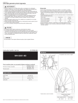 Shimano WH-S501-8D Service Instructions