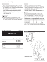 Shimano WH-S501-V-8D Service Instructions