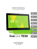 Overmax Livecore 7030 Manual de utilizare