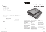 Fellowes Galaxy Wire Manual de utilizare