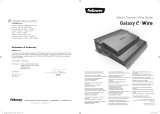 Fellowes GALAXY-E WIRE Manual de utilizare