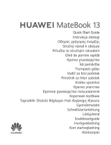 Huawei MateBook 13 WRTB-WAH9L Space Grey Manual de utilizare