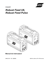 ESAB Robust Feed U6 Manual de utilizare