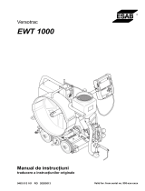 ESAB EWT 1000 Manual de utilizare