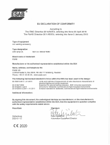 ESAB LED lamp kit Declaratie de conformitate
