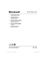 EINHELL TE-CD 18/50 Li-i BL (2x2,0Ah) Manual de utilizare