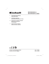 EINHELL Expert GE-CM 36/34 Li (2 x 3,0Ah) Manual de utilizare