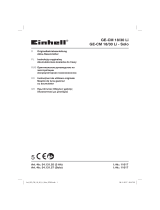 EINHELL GE-CM 18/30 Li (1x3,0Ah) Manual de utilizare