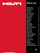 Hilti PM 2-LG Instrucțiuni de utilizare