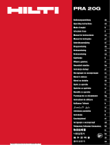 Hilti PRA 20G Instrucțiuni de utilizare