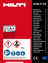 Hilti CFS-F FX Manualul utilizatorului