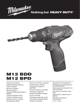 Milwaukee M12 BDD Manualul proprietarului