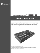 Roland V-800HD Manualul proprietarului