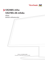 ViewSonic VX2485-mhu Manualul utilizatorului