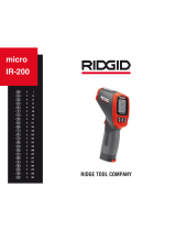 RIDGID micro IR-200 Manual de utilizare