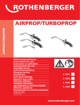 Rothenberger Brazing and soldering device AIRPROP Manual de utilizare
