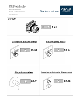 GROHE Grohtherm SmartControl Manual de utilizare