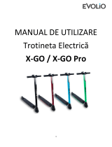 Evolio X-Bike X-Go/Pro Manualul proprietarului