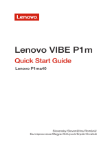 Lenovo VIBE P1m SERIES Ghid de inițiere rapidă