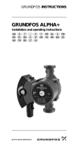 Grundfos ALPHA+ 32-60 Installation And Operating Instructions Manual