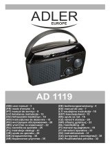 Adler AD 1119 Instrucțiuni de utilizare