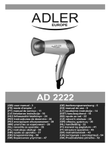 Adler AD 2222 Instrucțiuni de utilizare