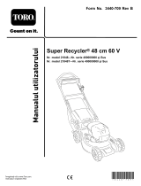 Toro 48cm 60V Super Recycler Lawn Mower Manual de utilizare