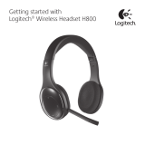 Logitech Wireless Headset H800 Manualul proprietarului