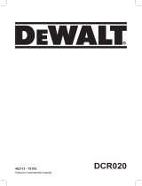 DeWalt DCR020 Manual de utilizare