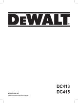 DeWalt DC415 Manual de utilizare