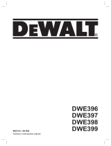 DeWalt DWE396 Manual de utilizare