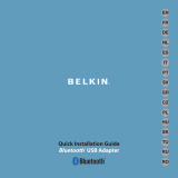 Belkin MINI-ADAPTATEUR BLUETOOTH #F8T016NG Manual de utilizare