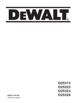 DeWalt D25323K Manual de utilizare