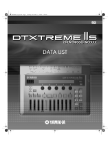 Yamaha DTXTREME IIs Fișa cu date