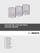 Bosch FAS-420-TM-RVB Manual de utilizare